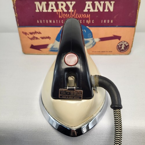 Thorn Electrical Industries Ltd 1938 Mary Ann Doubleway Iron Vintage Rare UK - Picture 5 of 24