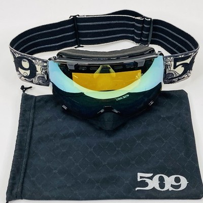 509 Aviator Goggle Dollar Bill Banded 509-AVIGOG-13-DL Mirrored Yellow w/ Sheath