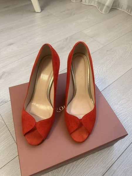Women Carlo Pazolini Heels Red Suede 37 #1935