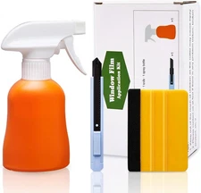 Coavas Window Tint Kit 3pcs Privacy Film Tool Set with Squeegee Knife Spray