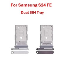 Dual Sim Card Holder Tray OEM For Samsung Galaxy S24 FE 5G