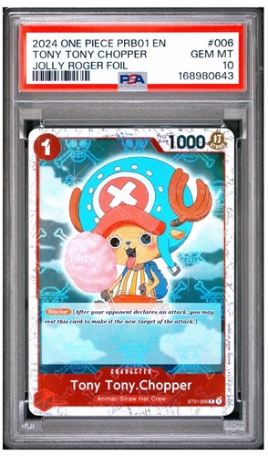 Tony Tony.Chopper (Full Art) graded PSA 10 for sale on eBay
