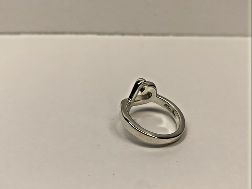 Tiffany & Co. Paloma Picasso 925 Sterling Silver Loving Heart Ring Size 6.5 - Picture 15 of 24