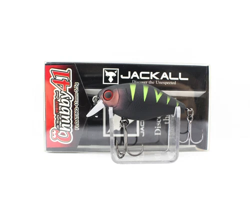 Jackall Chubby 41F Floating Lure UV Mat Black Perch (0623) - Picture 1 of 6