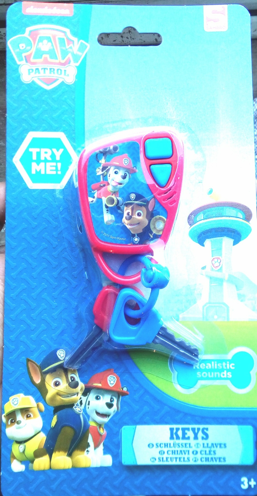paw patrol keys
