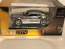 JADA DUB CITY 2006 CHEVY CAMARO CONCEPT 1:64 COCHE MODELO FUNDIDO CROMADO LIMITADO