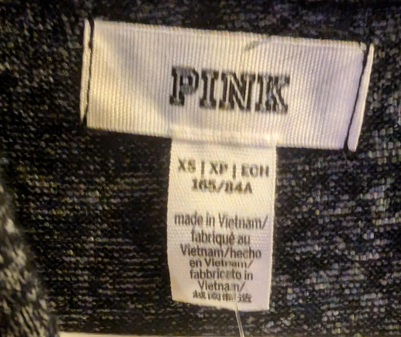 UNDERCOVER Felpa donna con cappuccio Victoria Secret taglia extra small con etichette