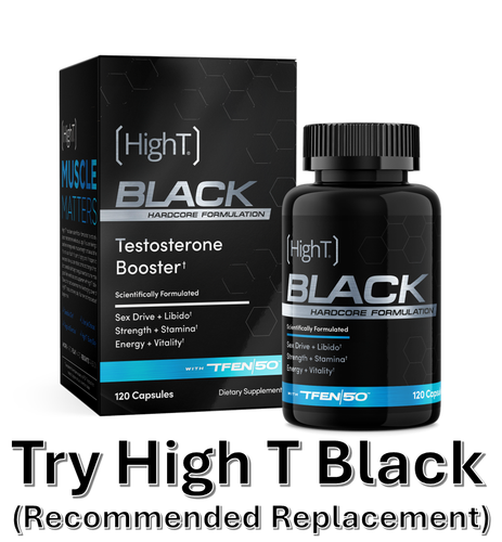 Suplementos de refuerzo de testosterona High T Black fuerza resistencia deseo sexual 120ct - Imagen 14 de 16