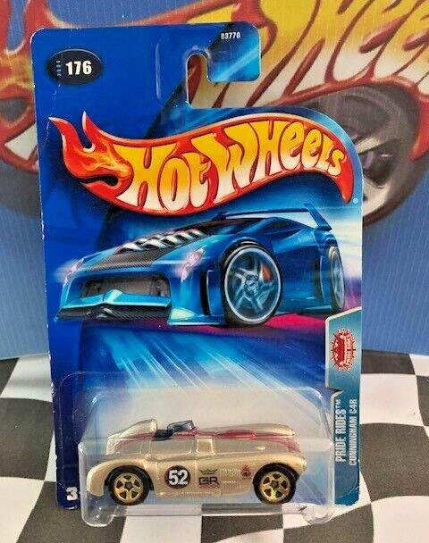 Hot Wheels 2004 Pride Rides 176 Cunningham C4R Metalflake Champagne 5sp_Gold CC