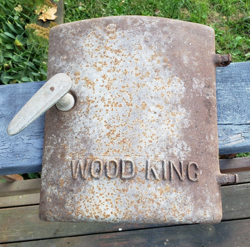WOOD KING Antique Wood Stove Door Sheffield Alabama #5537 0 12 Good Condition
