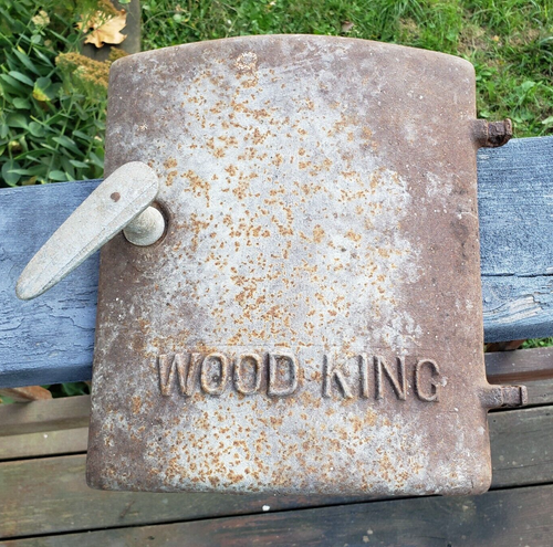 WOOD KING Antik Holzofen Tür Sheffield Alabama #5537 0 12 guter Zustand - Bild 1 von 12