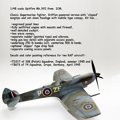 ICM 48071 1/48 SUPERMARINE SPITFIRE Mk.XVI MODEL KIT NO | eBay