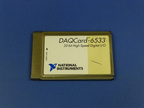 National Instruments DAQCard-6533 PCMCIA NI DAQ Card, I/O digitale - Foto 1 di 3