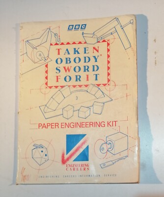 BBC Education Take Nobody's Word For It Paper Engineering Kit