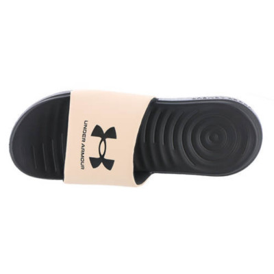 Under Armour UA Ansa Fixed Slides Womens Size 10 Peach/grey NWT