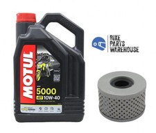 HONDA CB400 1979-1980 MOTUL 5000 10W40 OIL & FILTER SERVICE KIT
