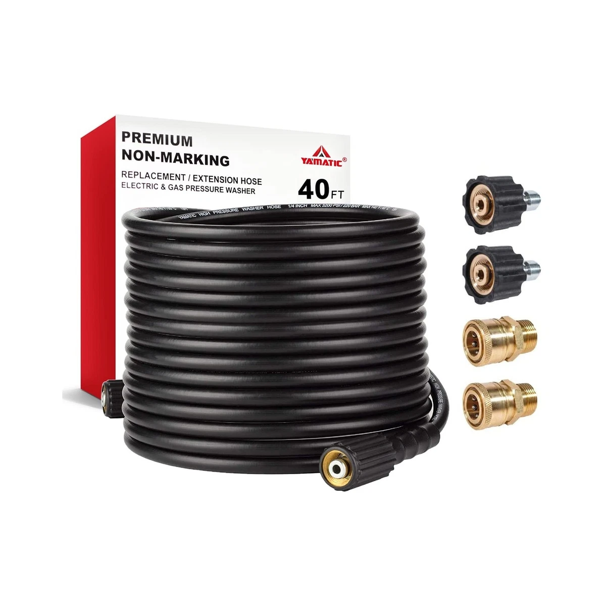 40 ft pressure washer clearance hose