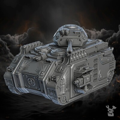Order of Repentance Tank sci-fi proxy minis for 28mm tabletop