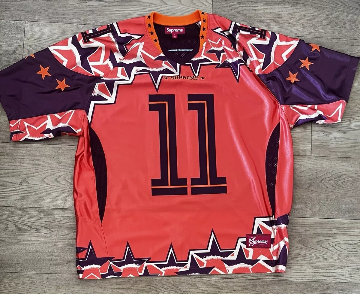 Maillot de football Supreme Stars SS25 orange grand