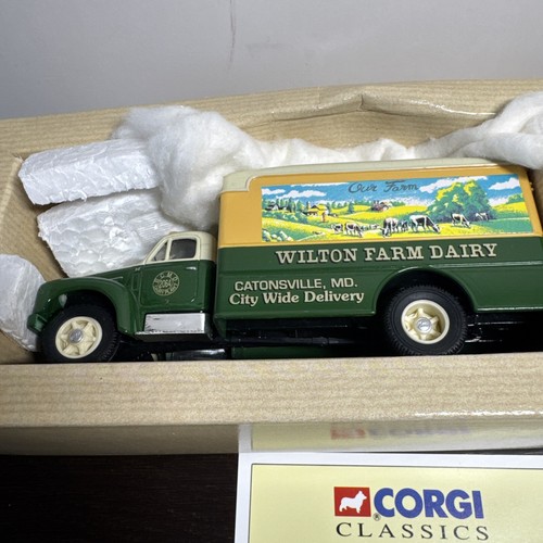 CORGI CLASSICS 98454 'WILTON FARM' MACK B SERIES VAN BOXED ! NOS. In Box. New - Picture 2 of 9