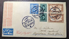 1937 Egypt Airmail First Flight Cover FFC Cairo to Capetown South Africa — photo 1