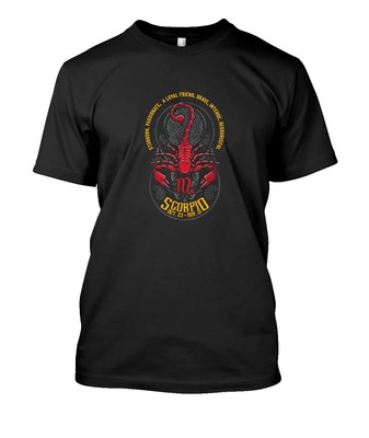 NEW Unique Scorpio Art Gift for Scorpion Lovers Horoscope Tee T-Shirt S-3XL