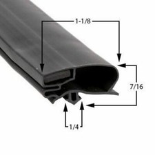 Strivide&reg; 02-14160-2008 Magnetic Door Gasket for ANTHONY&reg;- 73 1/16x29 7/8