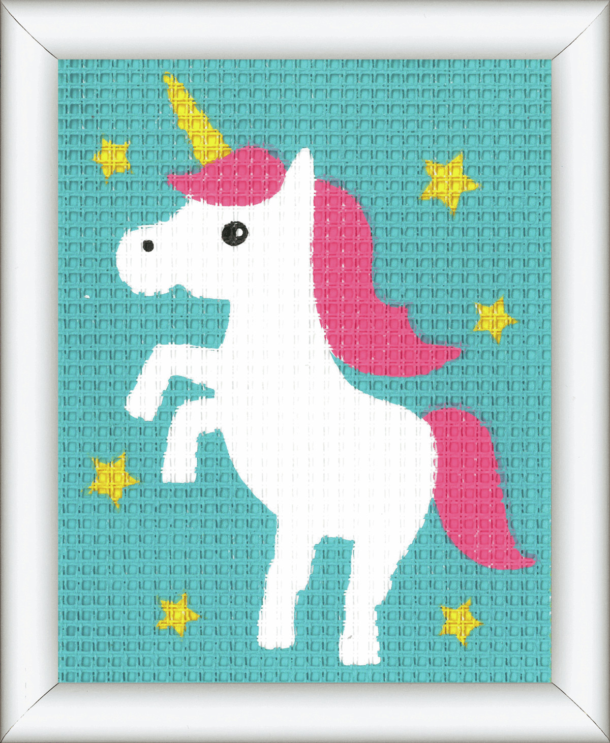 Vervaco Kits for Kids Easy Beginner Complete Tapestry Kit Unicorn New - Image 3