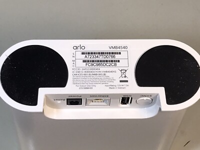 Arlo VMB4540 Smart Hub Wireless Base Station, Power Cord, Box Only