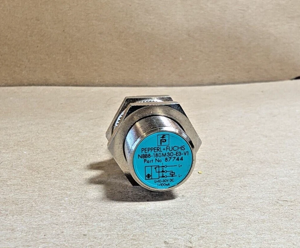PEPPERL+FUCHS Inductive Sensor NBB8-18GM30-E3-V1, 87744 ( New, Bulk NB) - Image 4 of 4