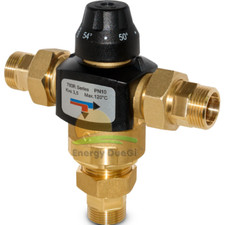 Valvola deviatrice termostatica regolabile ad elevate prestazioni 1" x 3/4"M