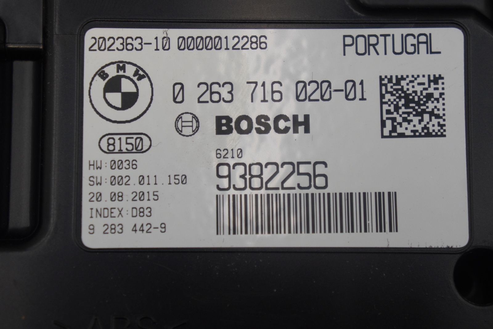 Speedometer Instrument Gauge Cluster Digital 62109382256 OEM BMW i8 2014-17