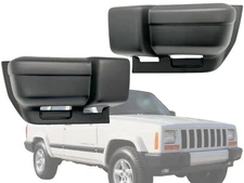 For 1997-2001 Jeep Cherokee Front Bumper End Cover PAIR Set CH1005126 CH1004126