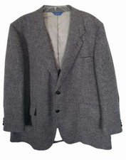Pendleton Mens Sz 46 100 Pure Virgin Wool Elbow Patch Blazer B42