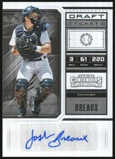 2018 Panini Contenders Draft Picks JOSH BREAUX Autograph Prospect Auto Card #59