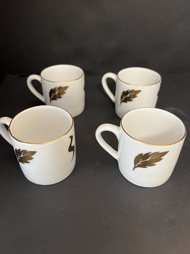 16pc Pier 1 One Espresso Cup & Saucer Retro Star Coffee Gold Swirl Christmas - Picture 21 of 24