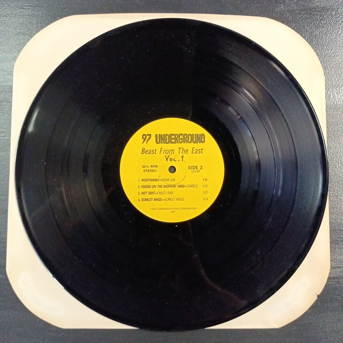 洋楽 97 Underground Beast From The East Vol.1 97 Underground Beast From The East Vol. 1 Vinyl LP Rare 1987