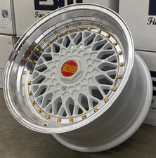 White 17x8.5 35 Esm-002r 4x100 Bmw E30 Spacer Required White 17x8.5 35 Esm-002r 4x100 Bmw E30 Spacer Required