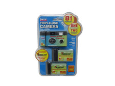 Vintage Jazz Disposable Camera 35mm W/Flash Film 81 Exposure Triple Use XLJ66