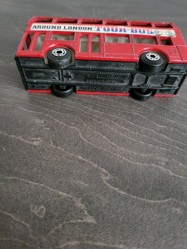 Vintage London Bus Diecast MATCHBOX LEYLAND TITAN "AROUND LONDON" TOUR BUS 1981 - Picture 6 of 20