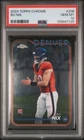 Bo Nix 2024 Topps Chrome #206 - Rookie RC PSA 10 Gem Mint