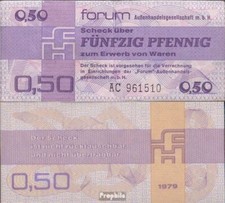 Banknoten DDR 1979 Rosenbg: 367a, Forumscheck zum Erwerb von ausländischen Waren