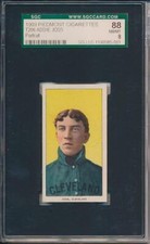 Addie Joss 1909 -11 T206 Piedmont Portrait SGC 88 8 !!