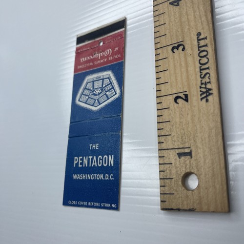 F De Colección Matchbook Cubierta Walgreens Pentágono Washington DC - Imagen 3 de 3
