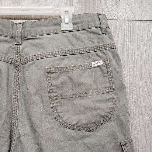 Riders Shorts Womens 14 M Cargo Canvas Gray Sage Cotton High Hiking 34 Waist - Picture 10 of 11