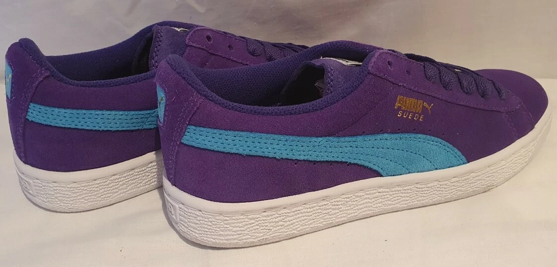 Green and purple puma suede hotsell