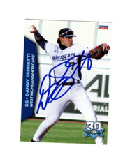Danny Serretti 2023 West Michigan Whitecaps signed autograph baseball card UNC d