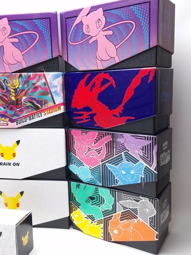 POKEMON Construir Estadio de Batalla 25th Celebration Evolution Fusion Strike Gran Lote - Imagen 2 de 8