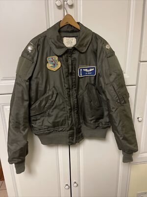 セ*ン様 80s vintage cwu-45p short flight ja WORNE x Clutch Cafe Vintage USAF CWU 1980s Flight Jacket