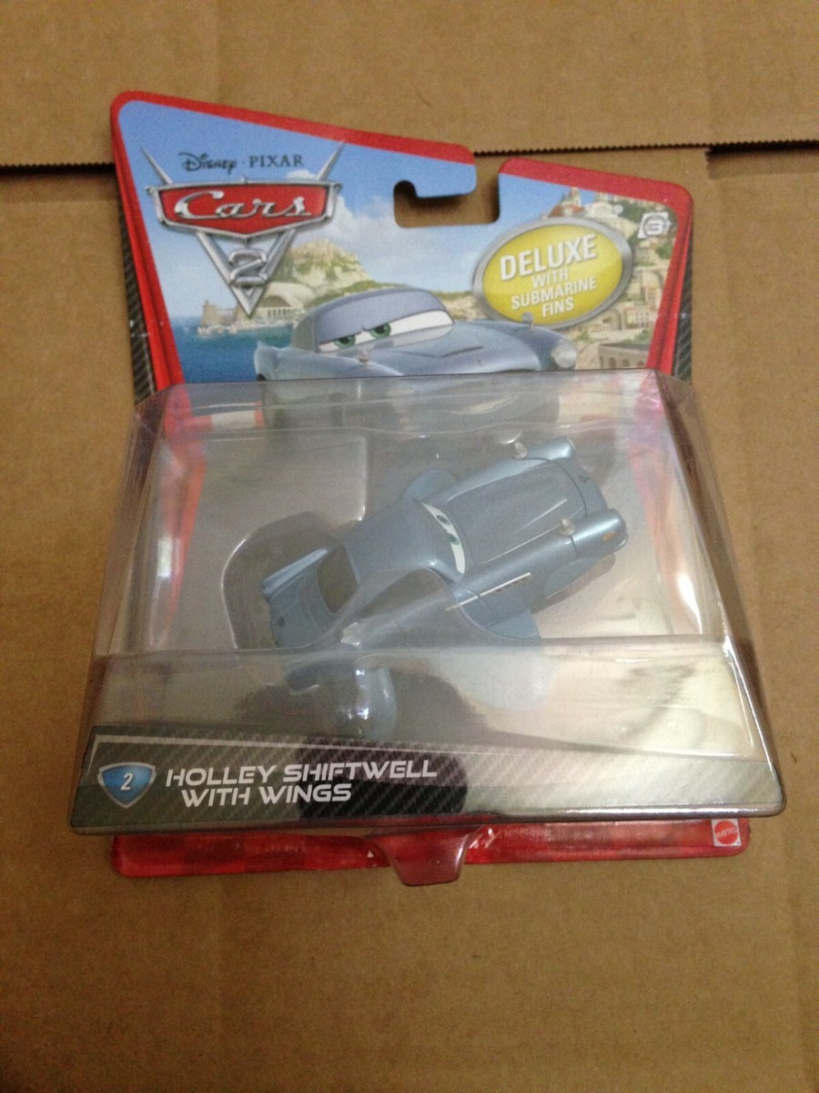 カーズ　マテル　submarine FINN MCMISSILE DELUXE Disney Pixar Cars 2 Deluxe Submarine Finn McMissile - HTF